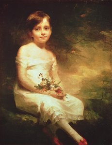 Klein meisje met bloemen of Onschuld, Portret van Nancy Graham